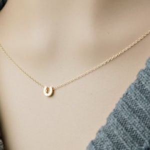 ⭐️ Dainty Lucky Horseshoe Necklace ⭐️ 2 for 20❗️